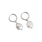 Sarah Freshwater Pearl Earrings Silver